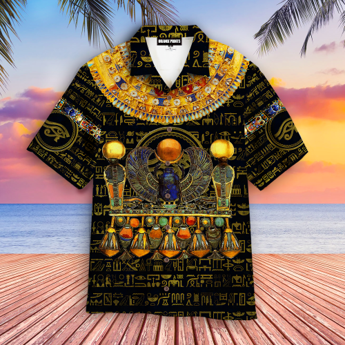 Egyptian Gods Ancient Khepri Hawaiian Shirt Hoodifize