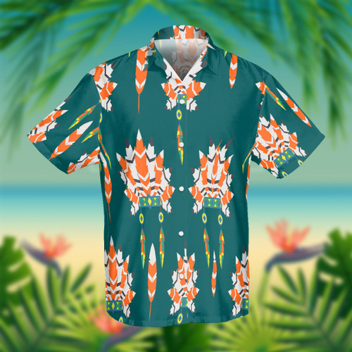 Chie fHat Native American Hawaiian Shirt 3D Hoodifize