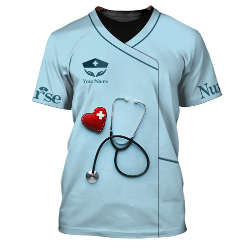 Nursing Tools Tee Shirt Custom Nurse Uniform Medical Scrubs Clothing