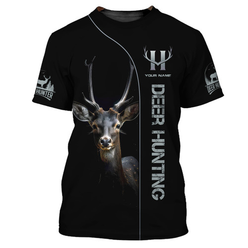 Deer Hunting Personalized Name Shirt Custom Gift For Hunters