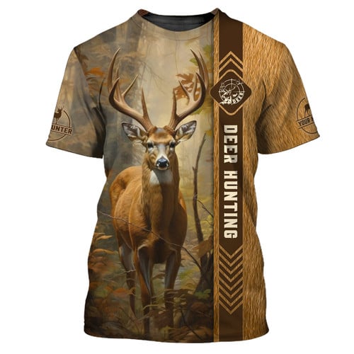 Deer Hunting Personalized 3D Shirt Custom Name Gift For Deer Hunters