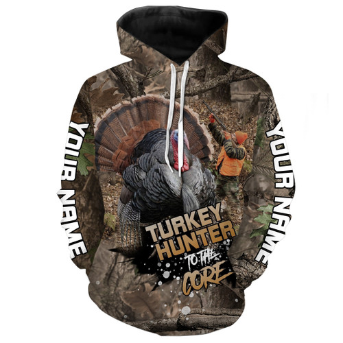 Turkey Hunting Custom Name 3D All Over Print Hoodie - Custom Hunting Gifts