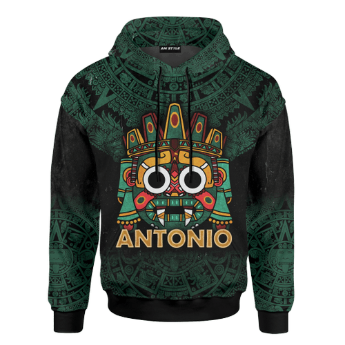 Tlaloc Aztec God Aztec Maya Mexica Customized All Over Printed Hoodie