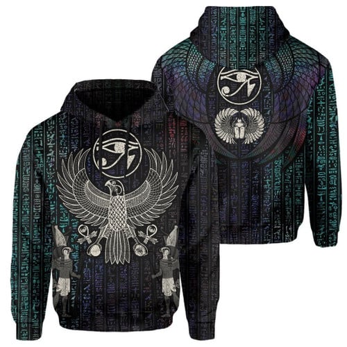 African Hoodie Egypt Pullover - Ra Bird Eye Of Ra Pullover
