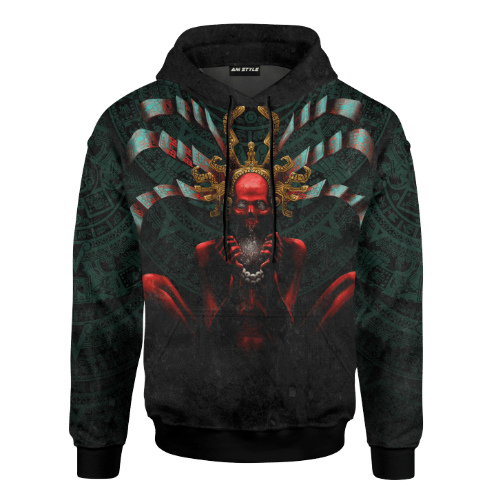 Mictlantecuhtli God Of The Dead Maya Aztec Customized 3D All Over Printed Shirt - AM Style Design - Amaze Style™