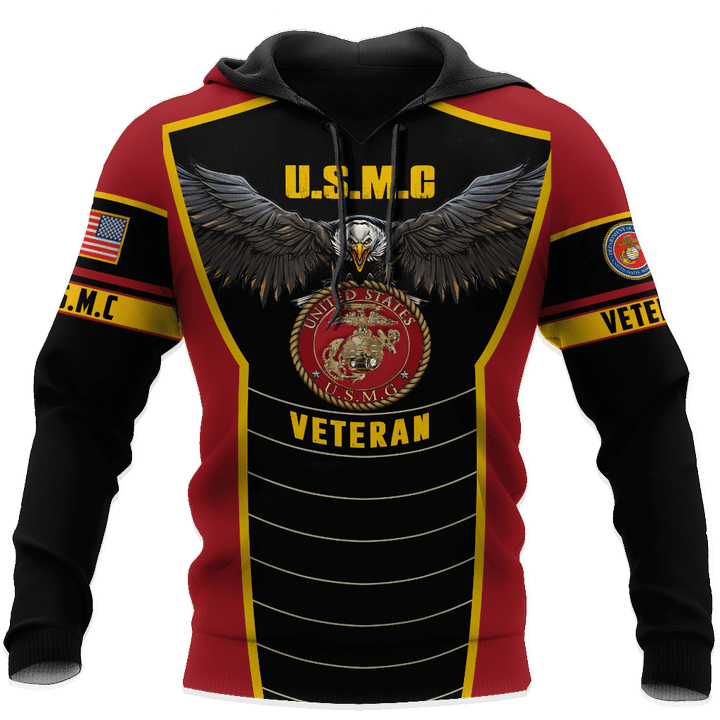 U.S Marine Corps veteran Eagle Pride design 3d print shirts Proud Military - Amaze Style�?�