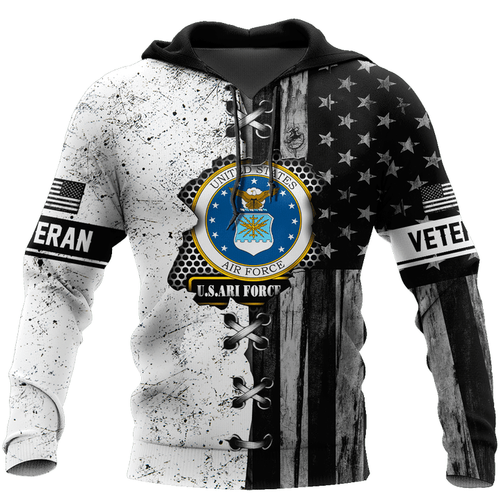 Veteran US Air Force in my heart 3D shirts for men and women BW - Amaze Style�?�-Apparel