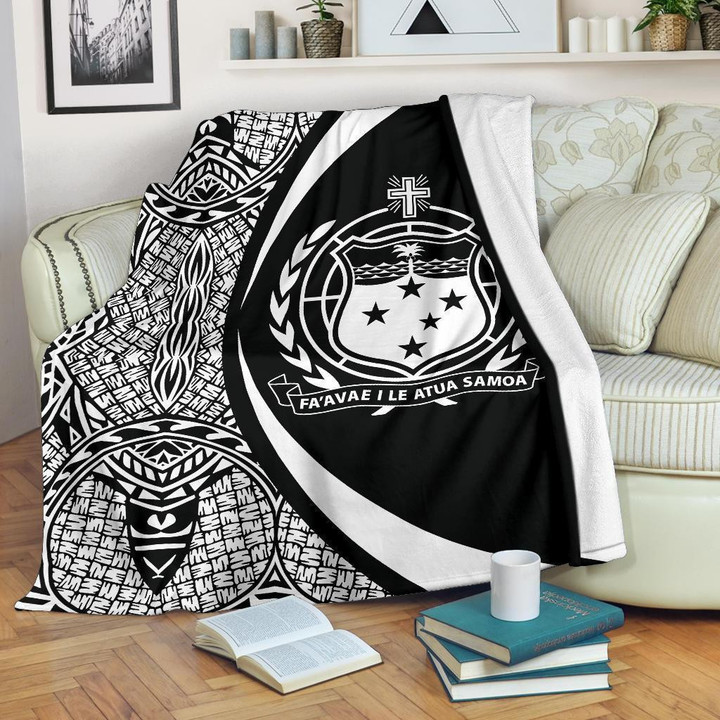 Samoa Premium Blanket - Circle Style 03 J4 - Amaze Style™-PREMIUM BLANKETS