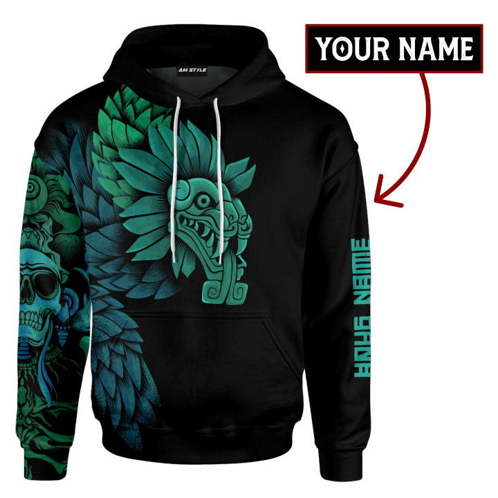 Aztec Sun Stone Quetzalcoatl Customized 3D All Over Printed Shirt Hoodie