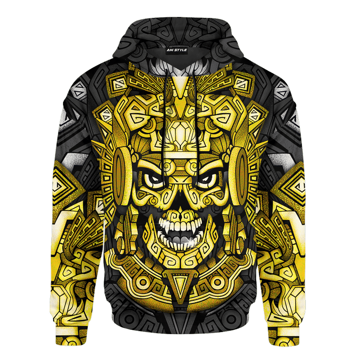 Aztec Skull Mask Customized 3D All Overprinted Shirt Hoodie