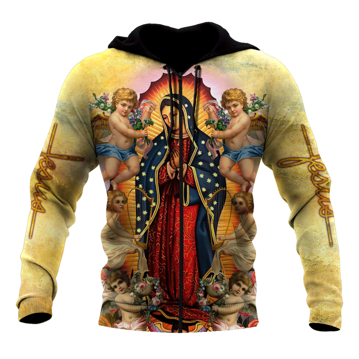Premium Christian Jesus Easter Our Lady of Guadalupe Unisex Shirts