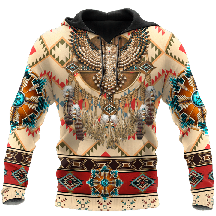 Native American Pattern Dreamcatcher Shirts For Men