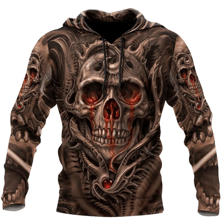 Premium Unisex All Over Printed Skull Shirts MEI