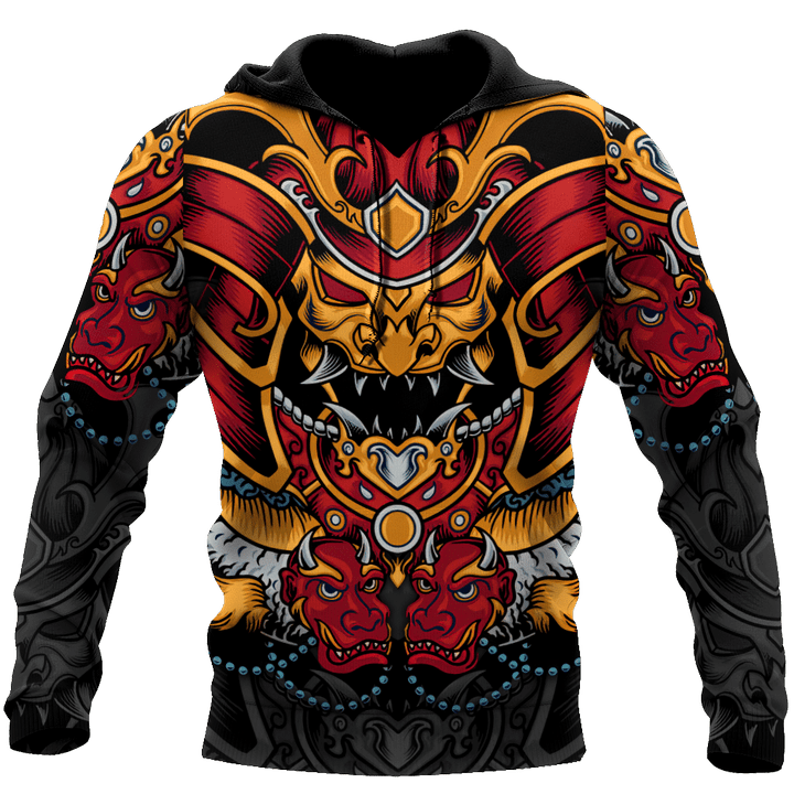 Premium Unisex Printed Oni Samurai Shirts MEI