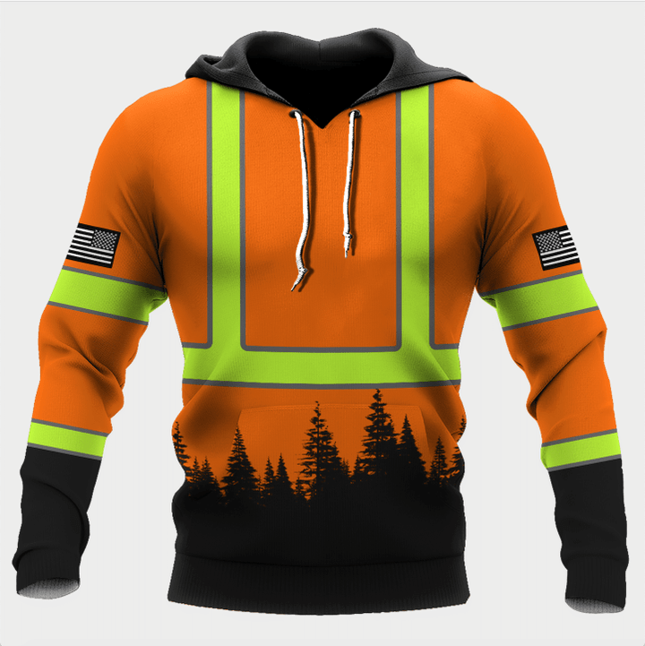 Premium Unisex All Over Printed Arborist Logger Lumberjack Shirts MEI