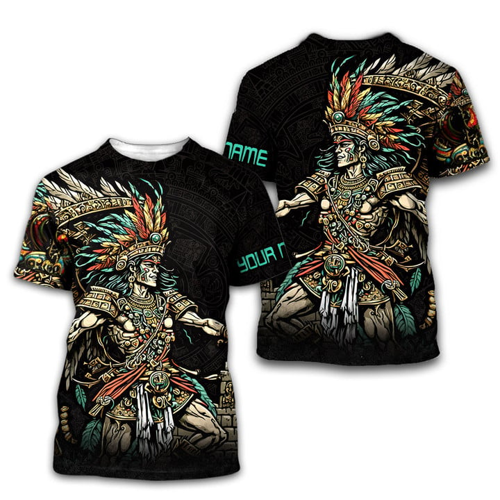 Huitzilopochtli Aztec God Of Sun And War Custom Name 3D All Over Printed Shirt