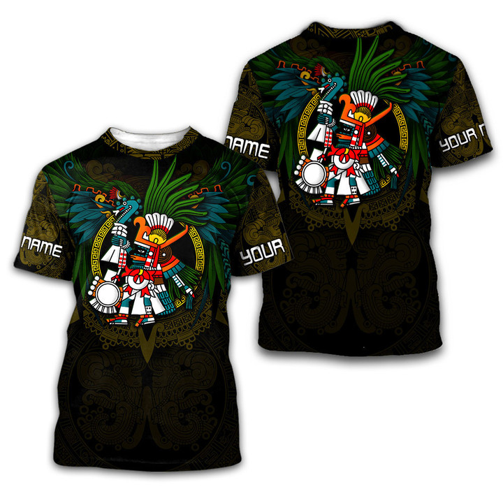 Eagle Warrior Worshipping Huitzilopochtli Aztec God Customized 3D All Over Printed Shirts