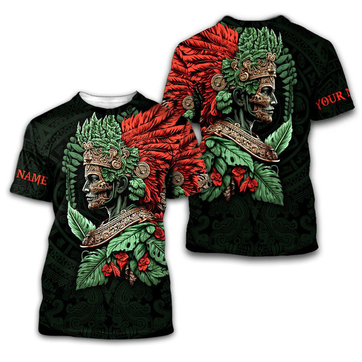 Stylish Quetzalcoatl Aztec Warrior Customized 3D All Over Printed Shirts