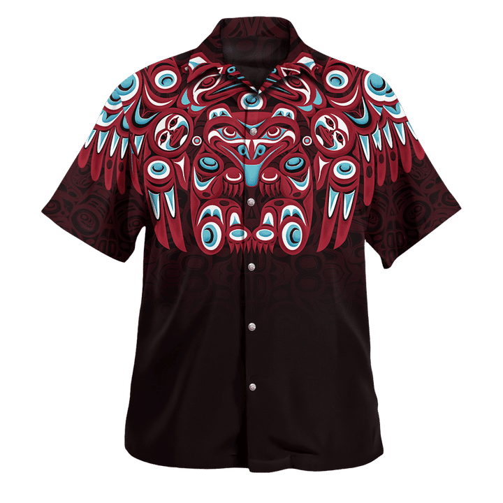 Native American Bear Northwest Pacific Native American Hawaiian Shirt