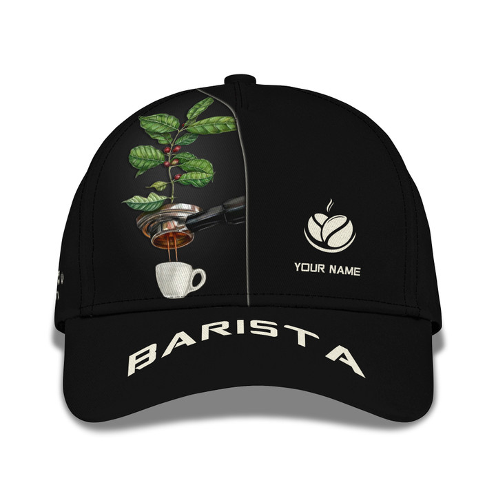 Barista Custom Name 3D Classic Cap Personalized Gift For Baristas