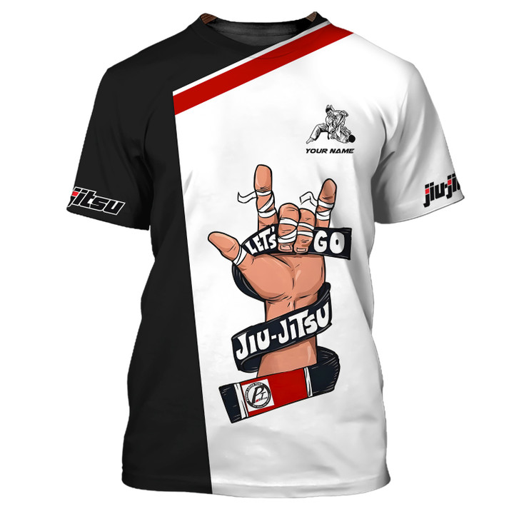 Let 's Go Jiu Jitsu Personalized Name 3D Shirt Gift For Jiu Jitsu Lovers