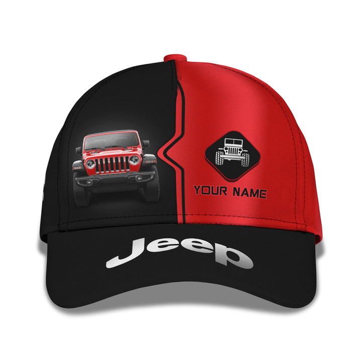 Custom Name 3D Jeep Classic Cap Personalized Gift For Jeep Lovers
