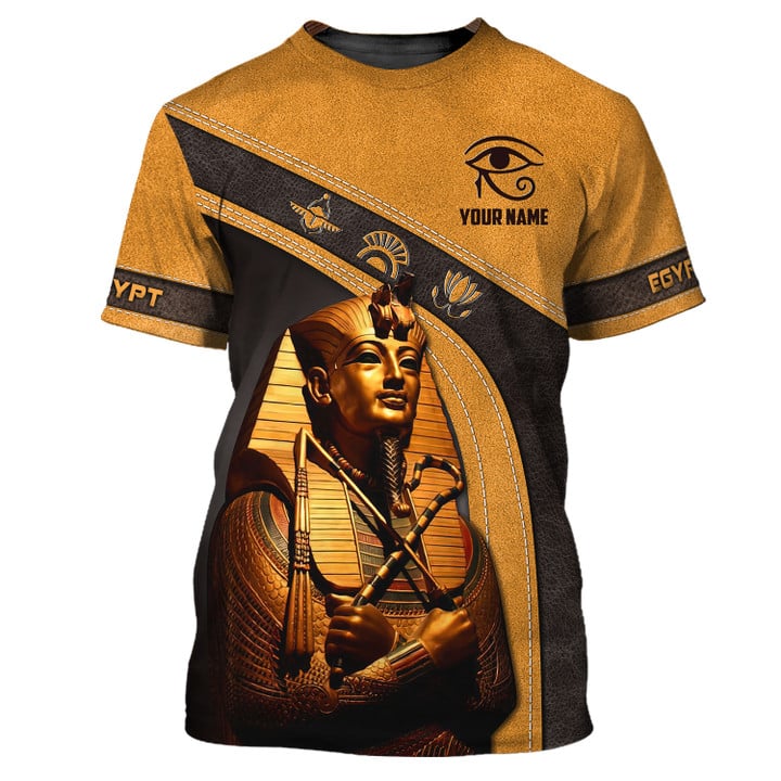 Egypt Personalized Name 3D Shirt Pharaon Custom Gift For Egyptian Culture Lovers