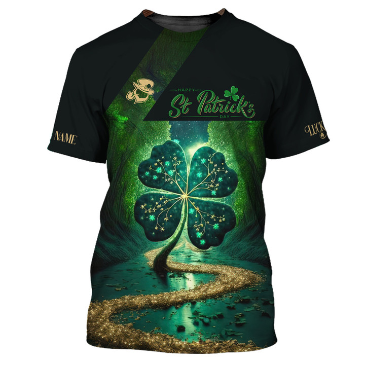 Happy St Patrick Day Personalized Name 3D Patrick Day Shirts