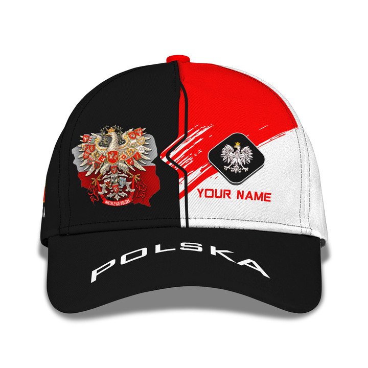 Eagle Polska Custom Name 3D Classic Cap Personalized Name Gift For Polska Lovers