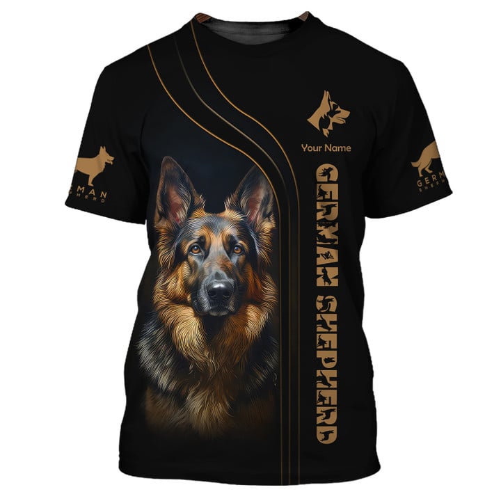 Love German Shepherd 3D Full Print Shirt Personalized Gift For German Shepherd Lovers