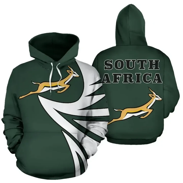 Hoodifize Hoodie South Africa Springbok Pullover Warrior Style