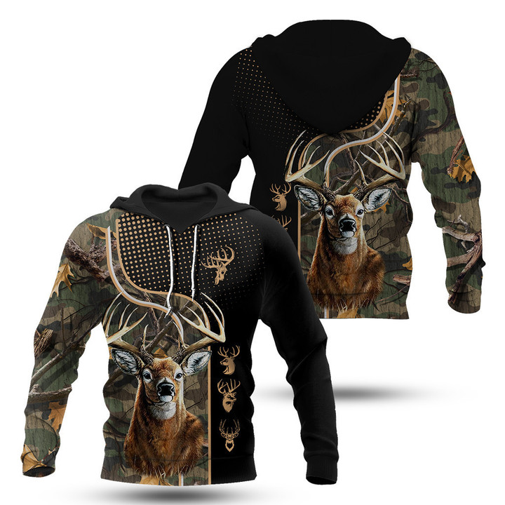 Hoodifize - Deer Hunting Camouflage 3D Unisex Adult Shirts