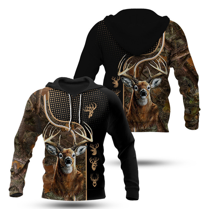 Hoodifize - Camouflage Deer Hunting Unisex Adult Shirts