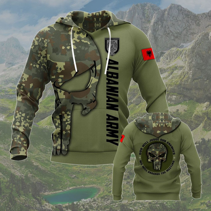 Albanian Army Unisex Adult Hoodies