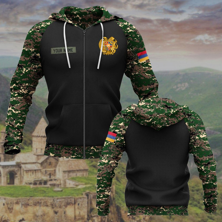 Customize Armenia Army Coat Of Arms Unisex Adult Hoodies