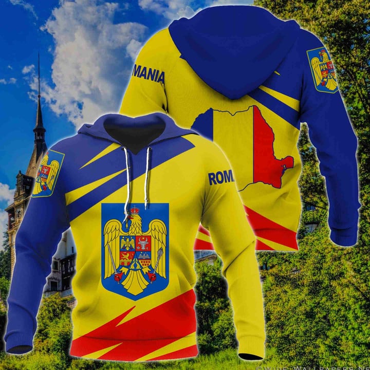 Romania Coat Of Arms Special Version Unisex Adult Shirts