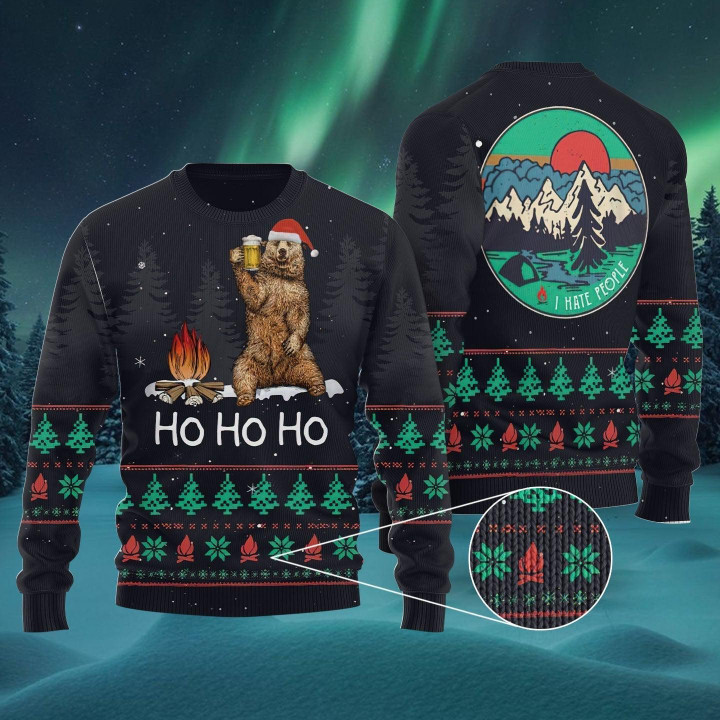 Ho Ho Ho Ugly Christmas Sweater For Men & Women
