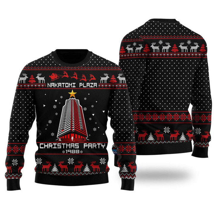 Nakatomi Plaza Christmas Party Ugly Christmas Sweater For Men & Women