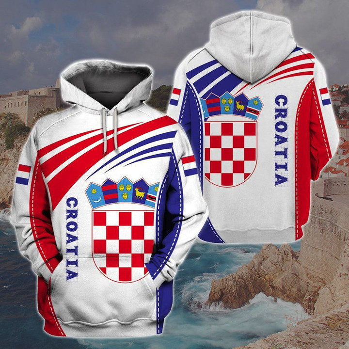 Croatia Coat Of Arms Design Unisex Adult Shirts