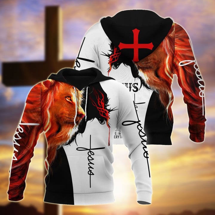 Easter Jesus And Lion 3D Unisex Adult Shirts