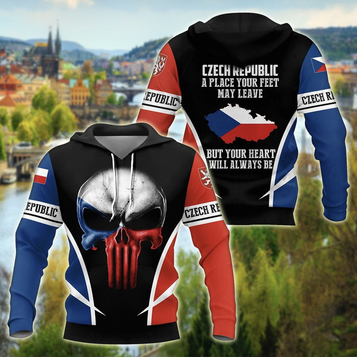Czech Republic Special Skull Unisex Adult Shirts
