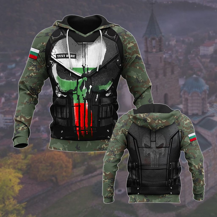Customize Bulgarian Army 3D Camo Unisex Adult Hoodies