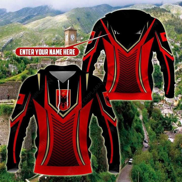 Customize Albania Coat Of Arms Unisex Adult Shirts