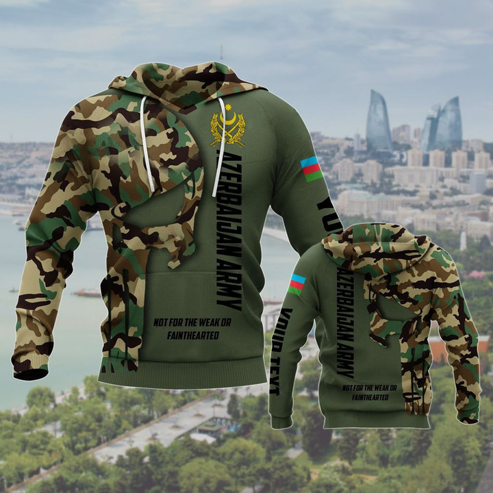 Customize Azerbaijan Army Camo Unisex Adult Hoodies