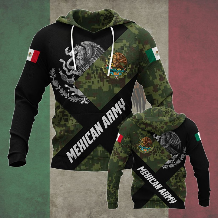 Mexican Army Camo V2 Unisex Adult Hoodies
