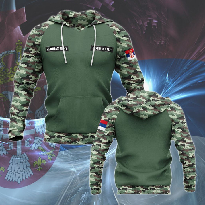 Customize Serbian Army Unisex Adult Hoodies
