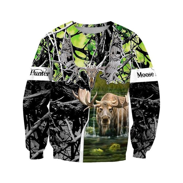 Beutiful moose hunting camo 3D Shirts for man and women JJ161202 PL