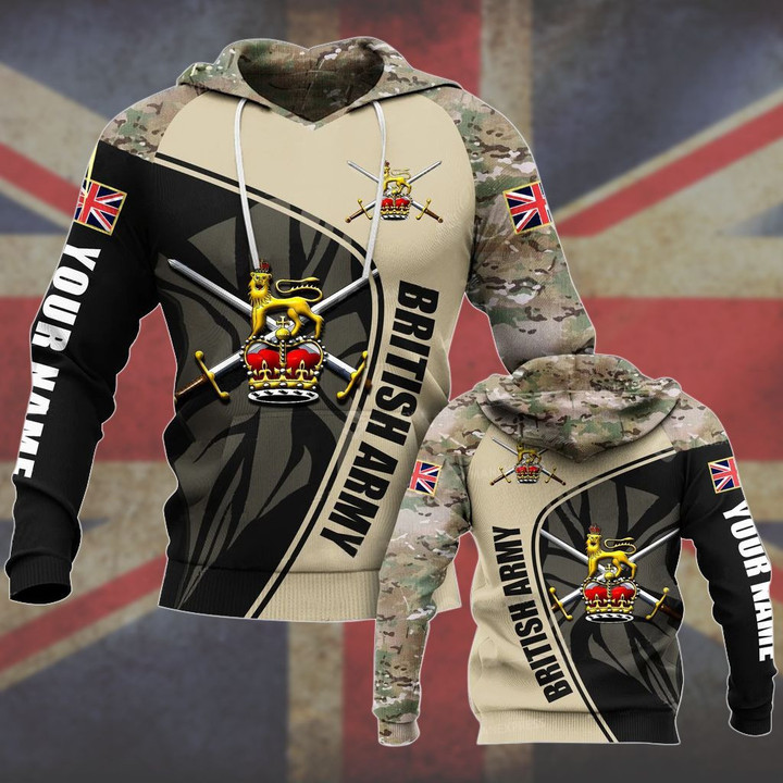 Customize British Army Unisex Adult Hoodies