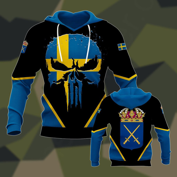 Swedish Army Symbol Unisex Adult Hoodies