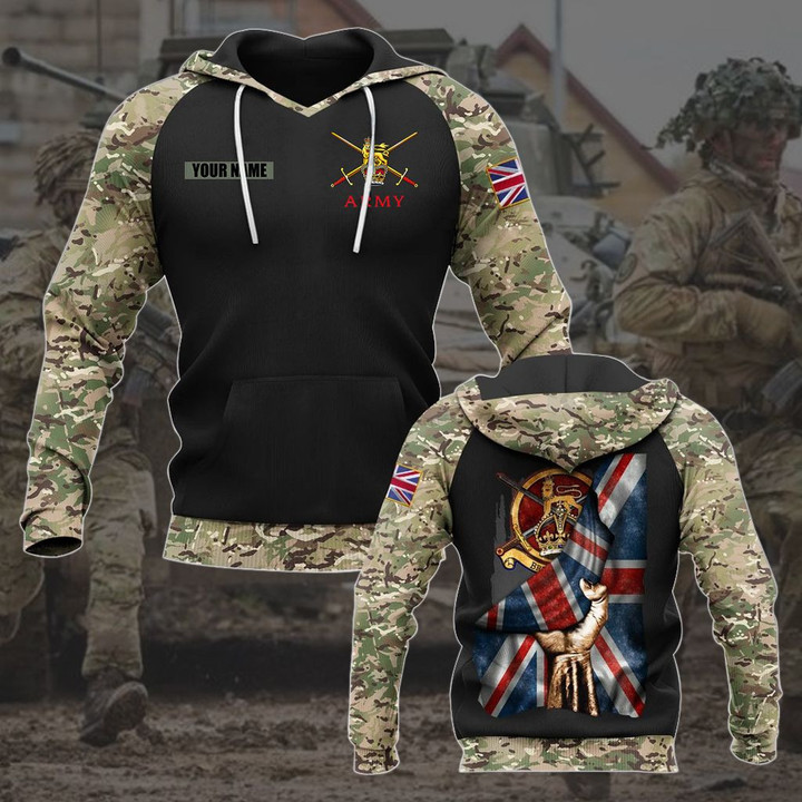 Customize British Army Symbol Unisex Adult Hoodies